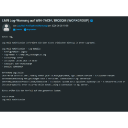 Log Mail Notification - Standard